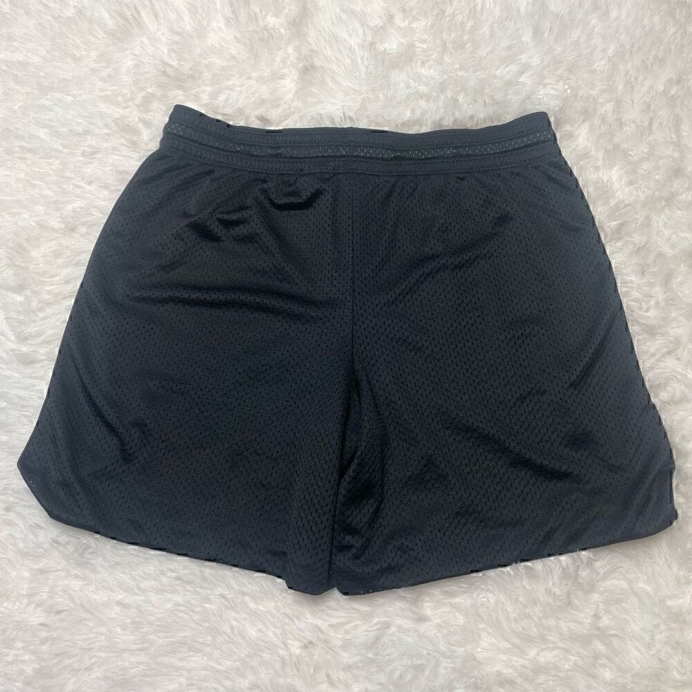 Nike Dri Fit Gym Shorts Retro Mesh Training Black Size Medium Lined Drawstring A - Picture 7 of 10